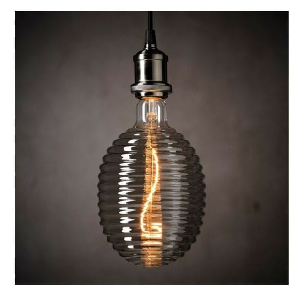 balloon shaped with lined glass led bulb e27 160 lumen (145 mm) (205.135.08) (20490500006)