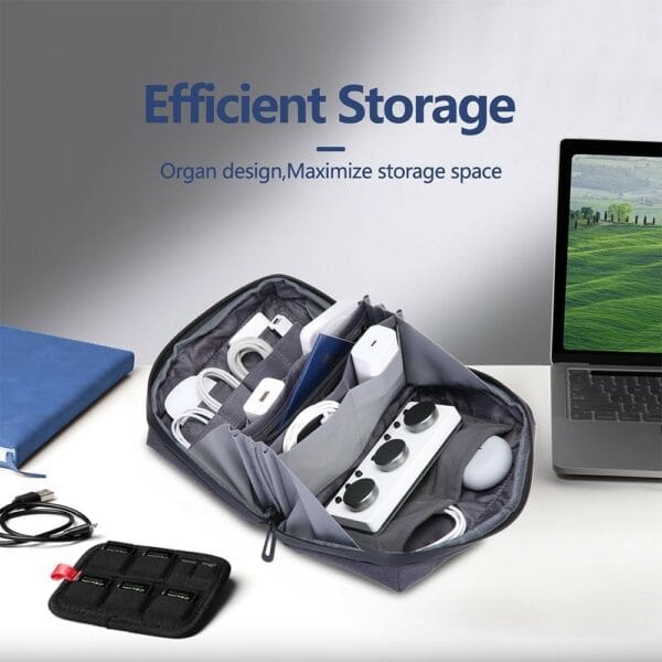 brave tech pouch organizer portable gadget storage for travel