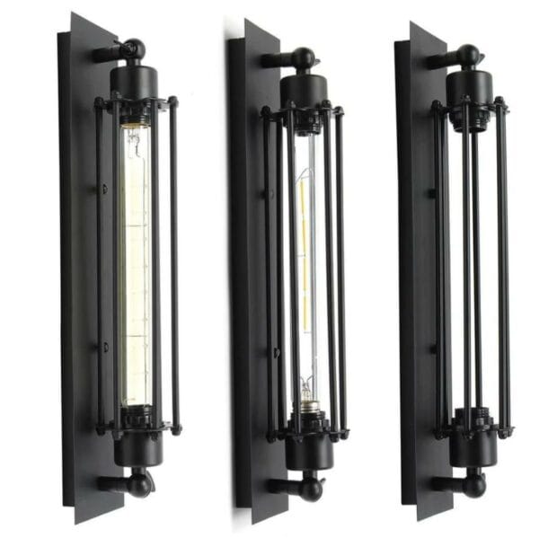 industrial mid century modern wall steampunk light