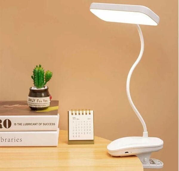 360° flexible table lamp with clip
