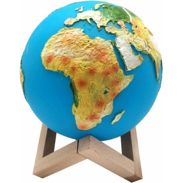 led earth night light