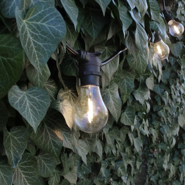 bulb strip with solar panel