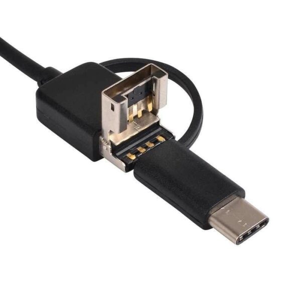 endoscope 3 in 1 usb, micro usb & type c