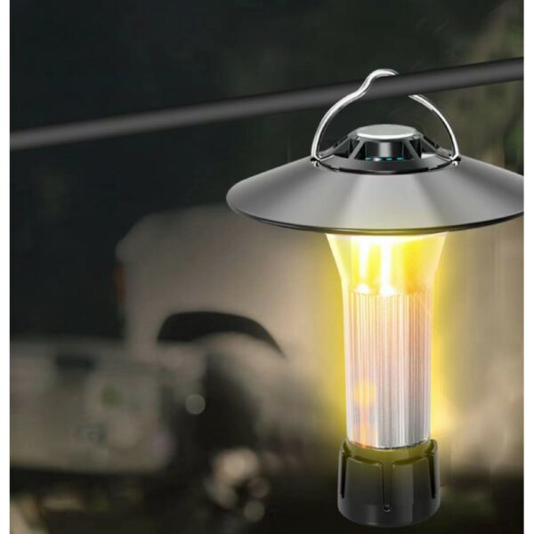 multi functional rechargeable led tripod flashlight