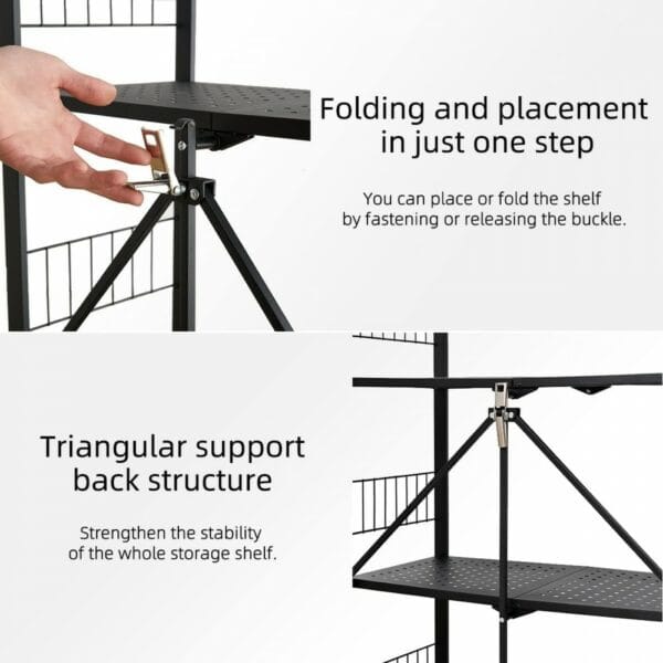3 tier metal shelves with wheels (20490501277)
