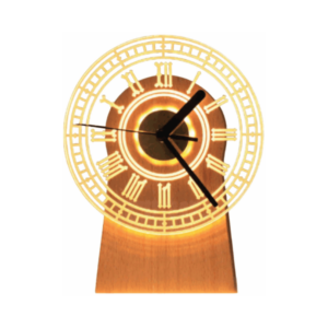 new exotic clock with charging small table lamp (20490500875)