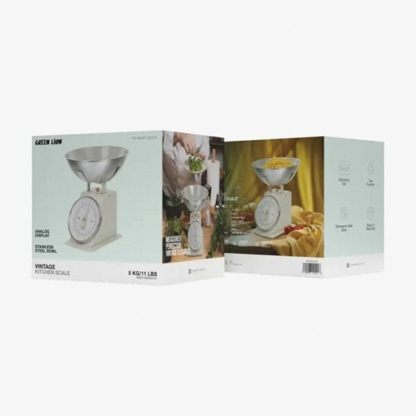 green lion vintage kitchen scale