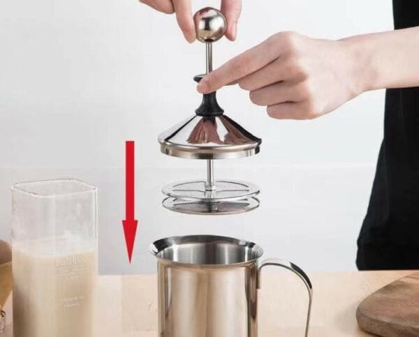 stainless steel cappuccino milk creamer (20490501420)