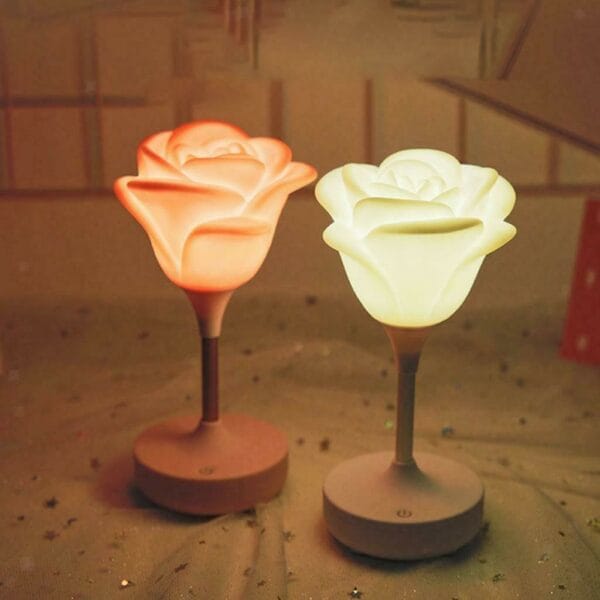 flower table lamp led touch