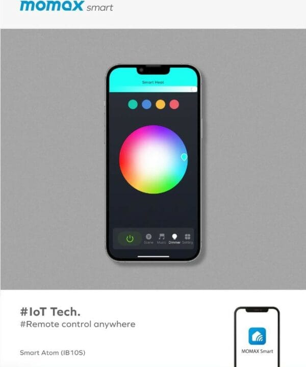 momax smart atom iot led fairy lights (ib10s)