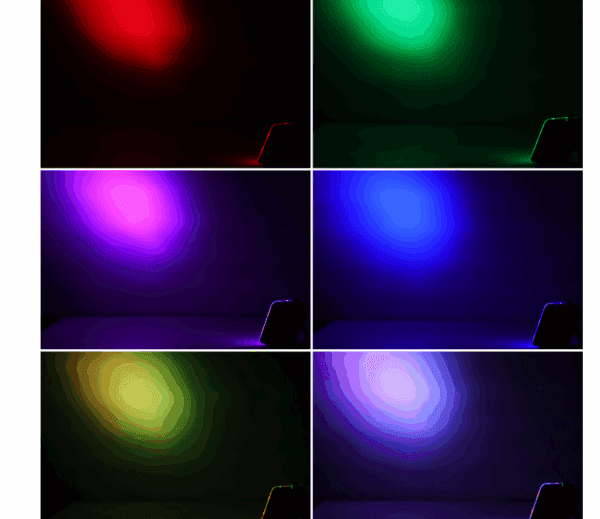 17 led sound activated disco lights party