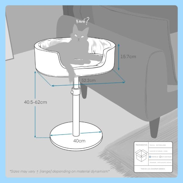 upergo cozycat nest floor stand mp 2
