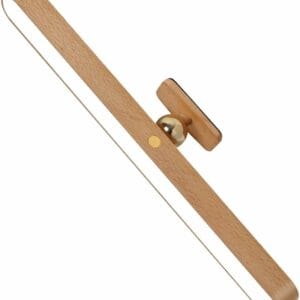 magnetic led wooden wall light, 360° rotating dimmable touch control