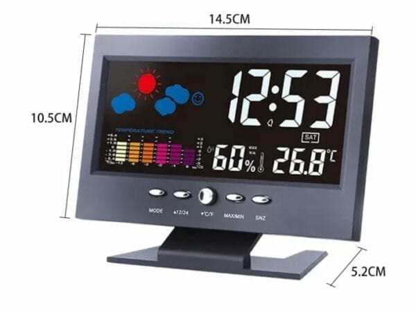 color screen calender & clock