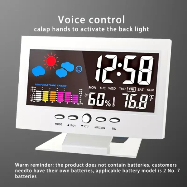 digital clock weather forecast perpetual calendar model:8082t
