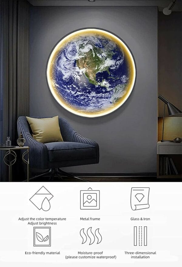 led earth wall lamp (20490500212/13)