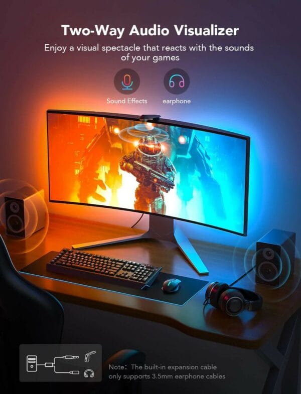 govee dreamview g1 gaming light for 24' 32'