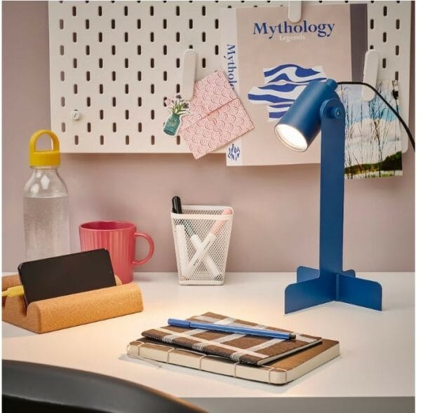 desk lamp beige/dark blue (905.523.13/605.497.65)