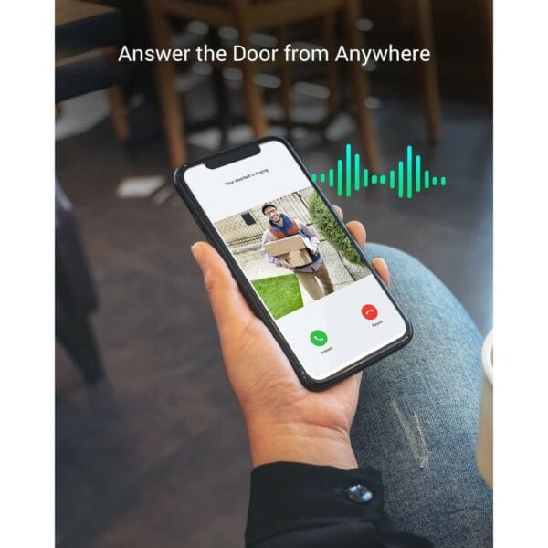 ezviz db2 2k battery powered video doorbell kit