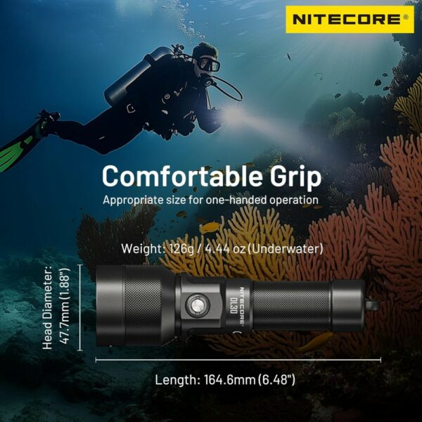 nitecore dl30 dive light