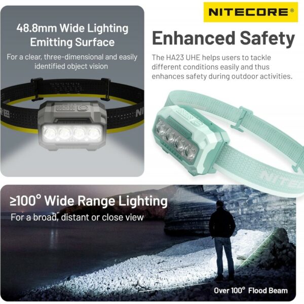 nitecore ha23 uhe headlamp (blue)