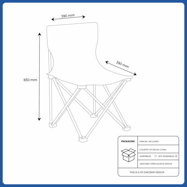 camping table + chairs*4