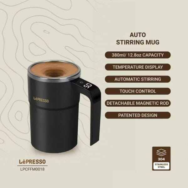 lépresso auto magnetic stirring cup (lpcffm0018)
