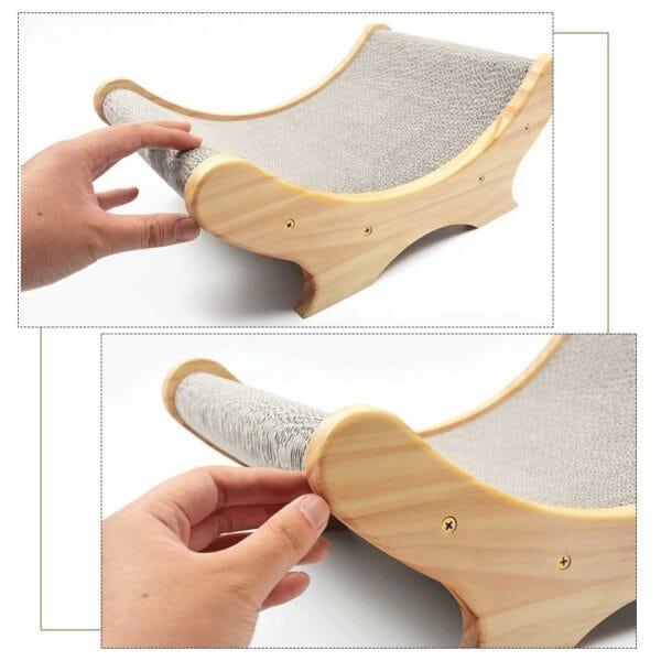 corrugated paper bed cat scratcher wear resistant