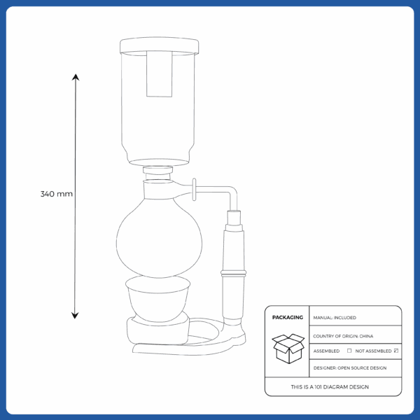 tabletop syphone coffee pot (20490500866)