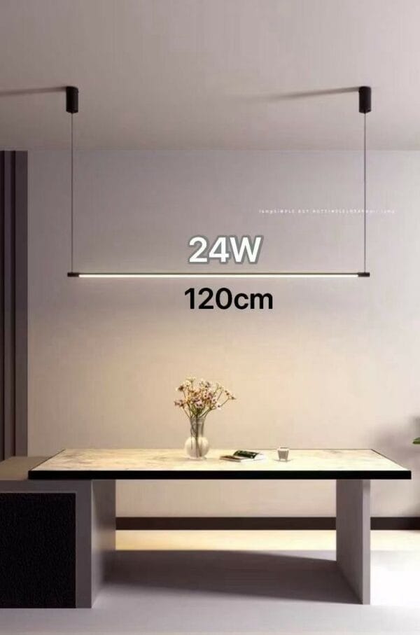 rod pendant led lamp deco