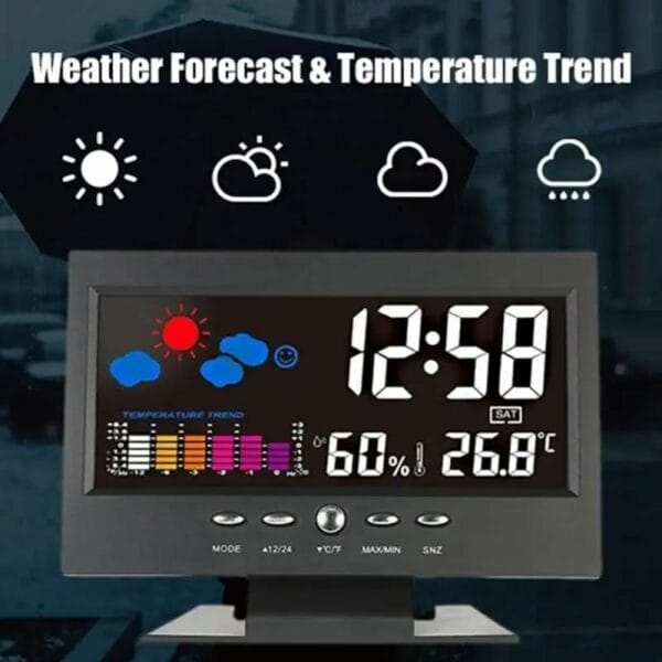 color screen calender & clock