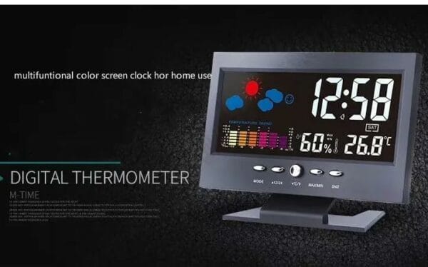 color screen calender & clock
