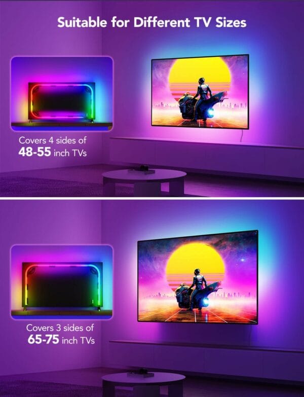 govee rgbic neon tv backlight h61b2 (9.85ft/3m)