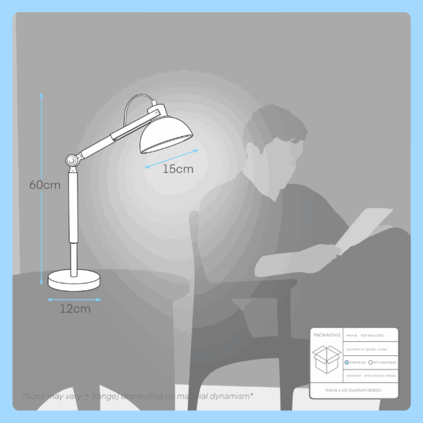 nordic wooden desk lamp