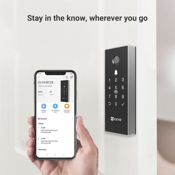 ezviz dl03 pro smart rim lock