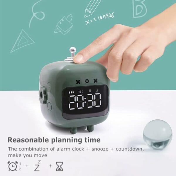 c3 kid's alarm cute bedside clock (random colours