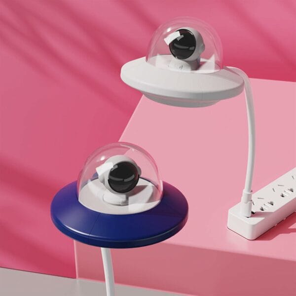 astronaut waving hand induction ufo night light blue (20490500094)