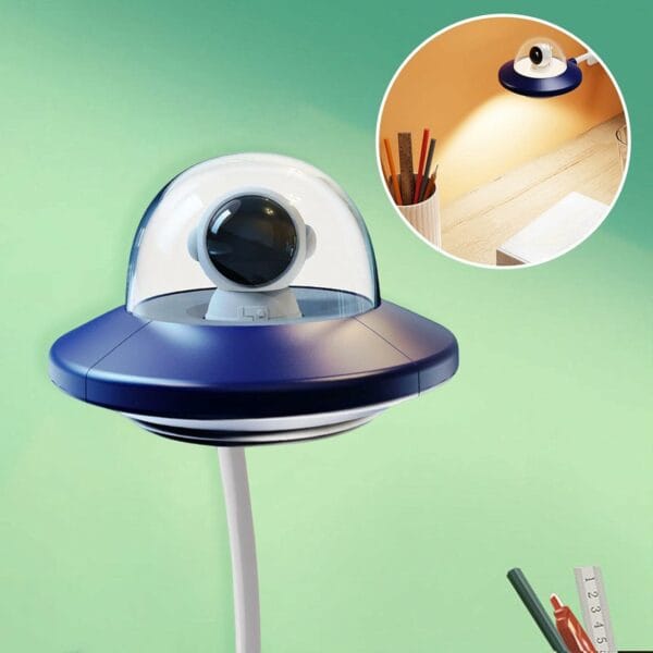 astronaut waving hand induction ufo night light blue (20490500094)