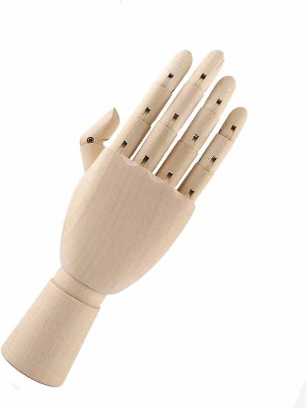 wooden mannequin hand artist model