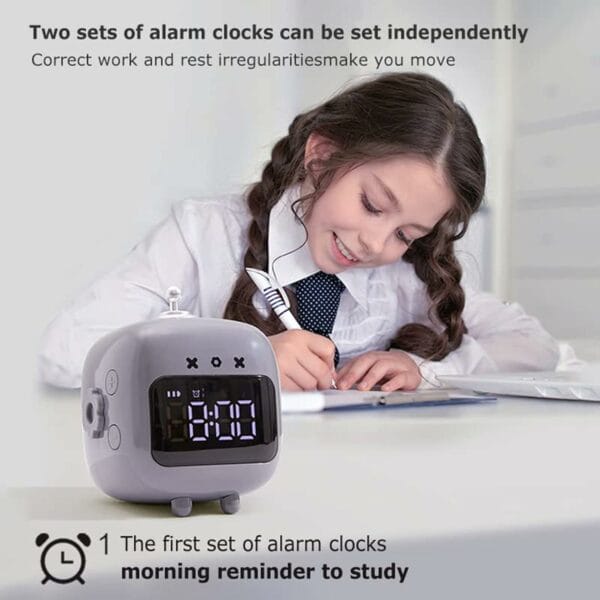 c3 kid's alarm cute bedside clock (random colours