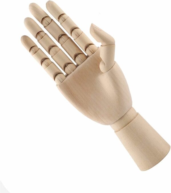 wooden mannequin hand artist model