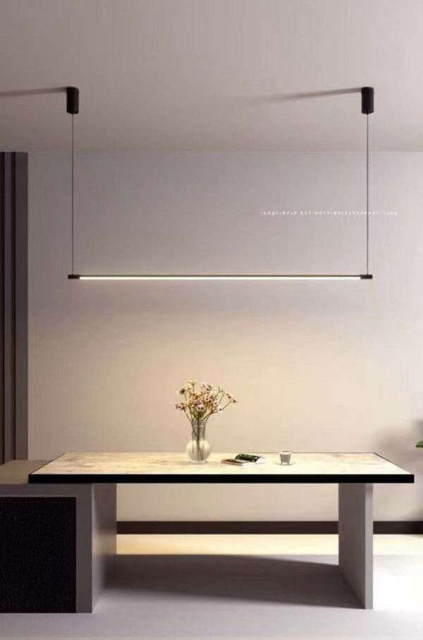 rod pendant led lamp deco