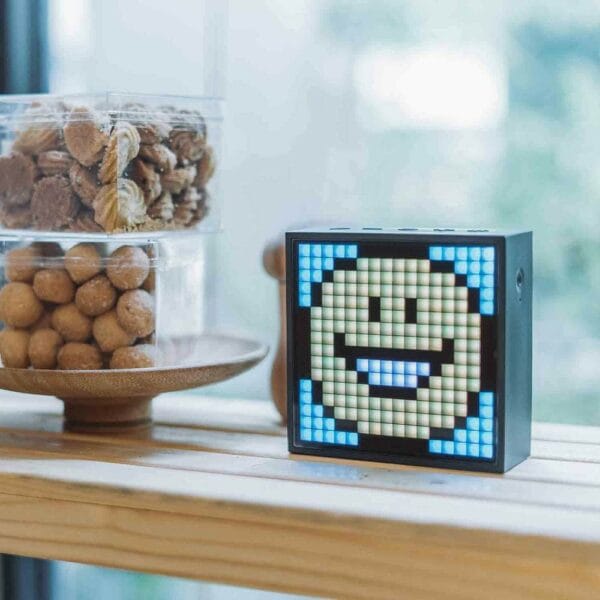 divoom timebox evo pixel art speaker 16x16 diy led display alarm clock box