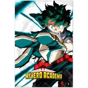 art print 61x91,5 cm my hero academia izuku midoriya (gpe5625)