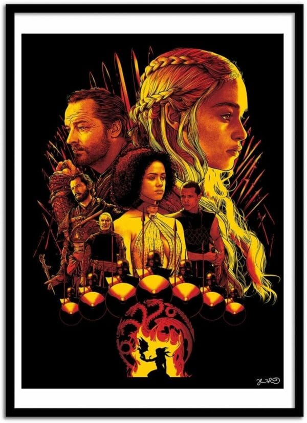 art poster house targaryen joshua budich