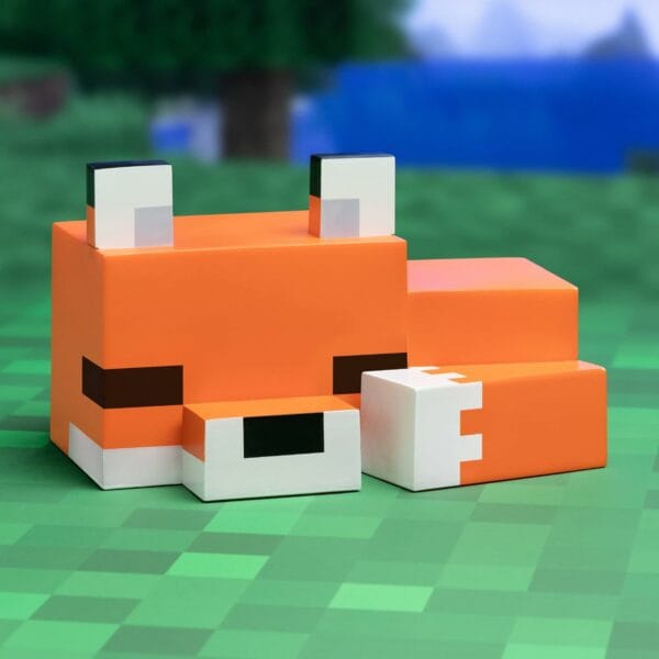 minecraft fox night lamp