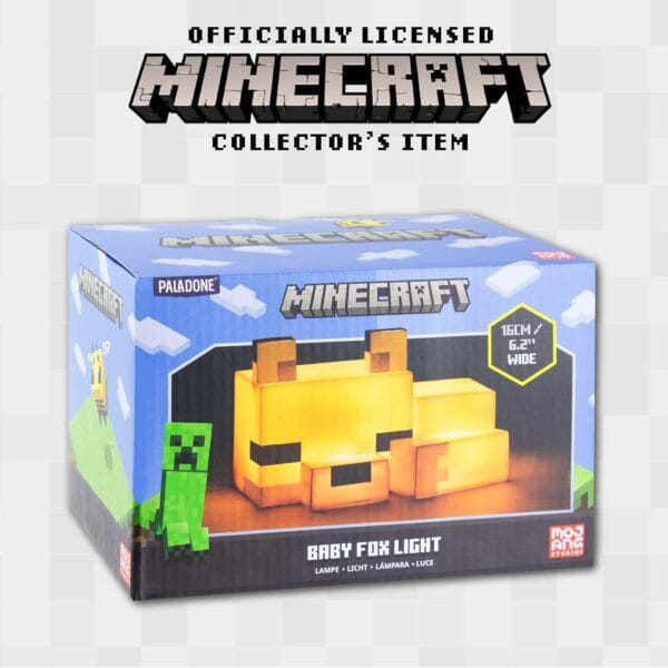 minecraft fox night lamp