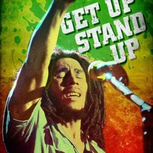 art print 61x91,5 cm bob marley get up stand up poster (pp34712)