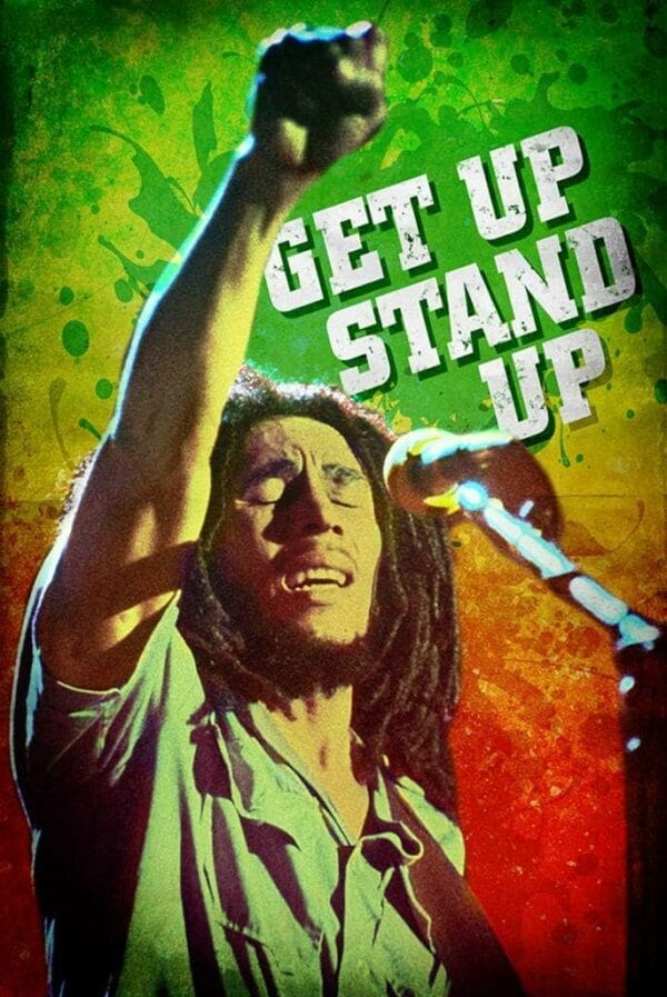art print 61x91,5 cm bob marley get up stand up poster (pp34712)