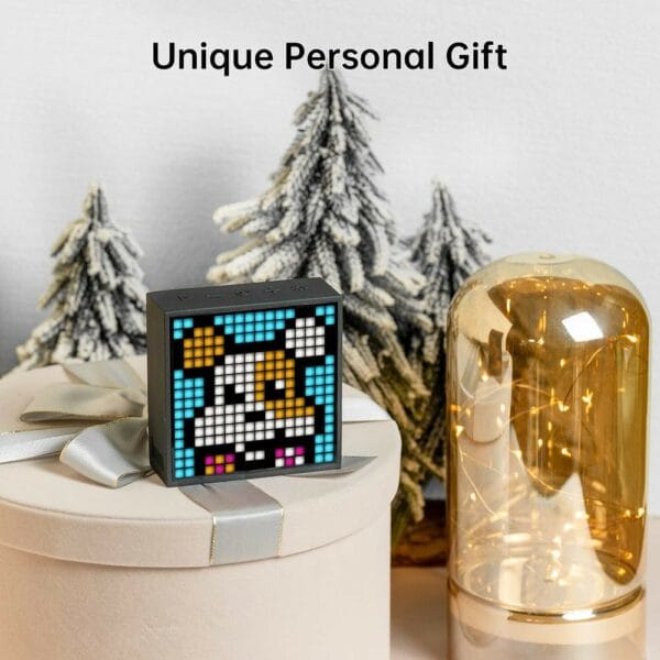 divoom timebox evo pixel art speaker 16x16 diy led display alarm clock box
